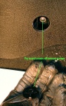 Push the two seats forward to get to these covers and screws.